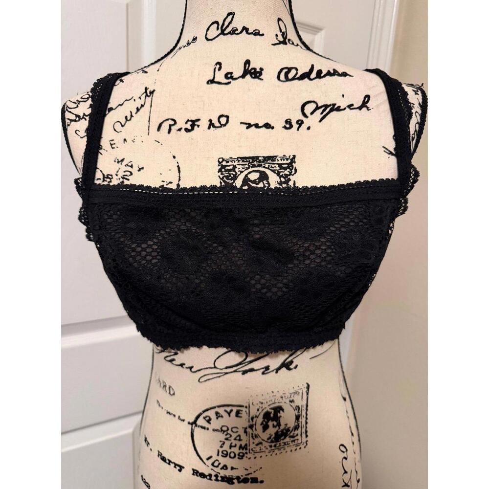 Aerie Black Lace Longline Bralette XL NWT | Real Good Collection